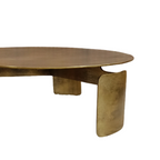 Salontafel Darwin | Rond | Aluminium met gouden finish