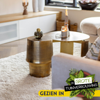 Bijzettafel Glamor | Aluminium | Gouden finish
