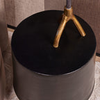 Bijzettafel Kacy | Aluminium | Mat zwart