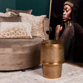 Bijzettafel Glamor | Aluminium | Gouden finish
