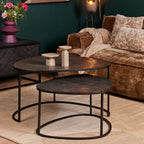 Salontafel Set Lana | Set van 2 | Aluminium blad