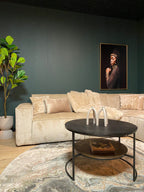 Salontafel Lecia | Rond | Zwart & Goud