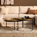 Salontafel Julie | Set van 2 | Koper Aluminium