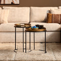 Salontafel Laure | Set van 2 | Koper & Zwart