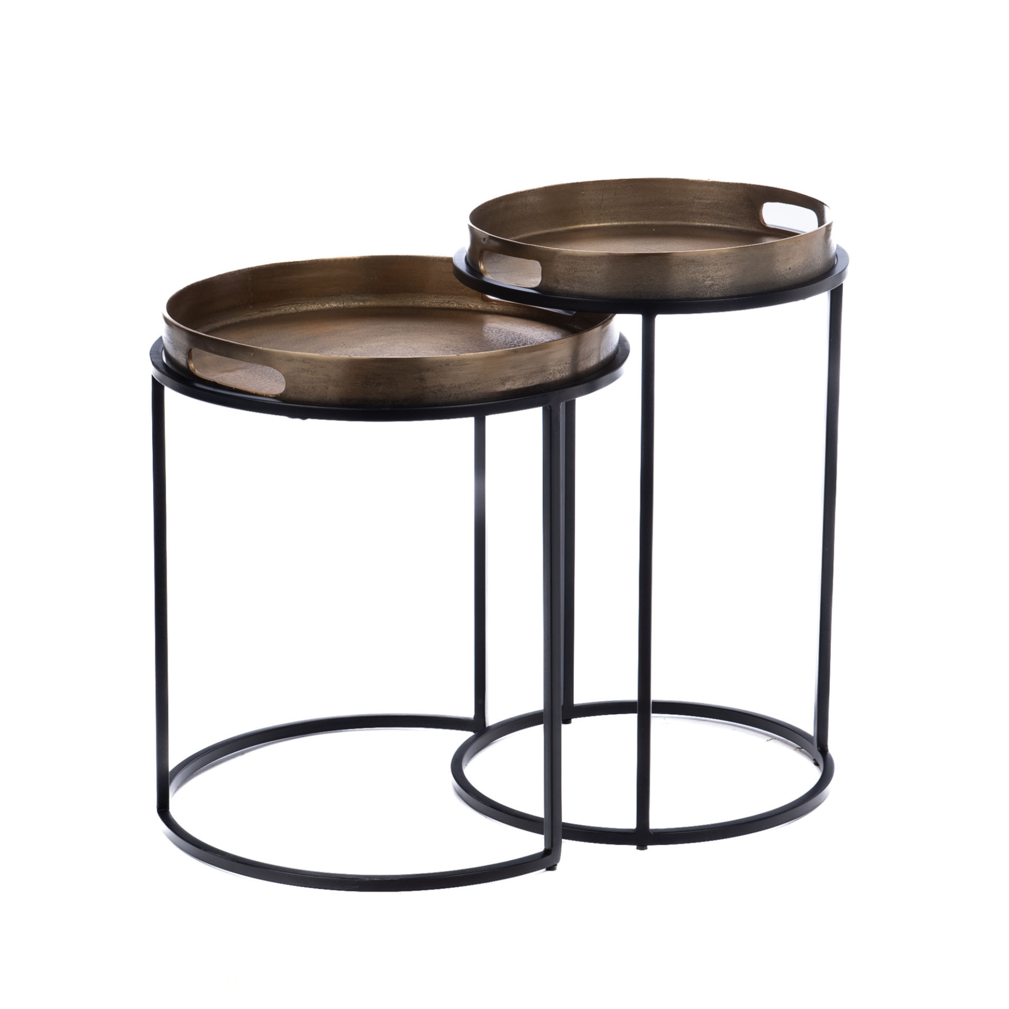 Salontafel Laure | Set van 2 | Koper & Zwart