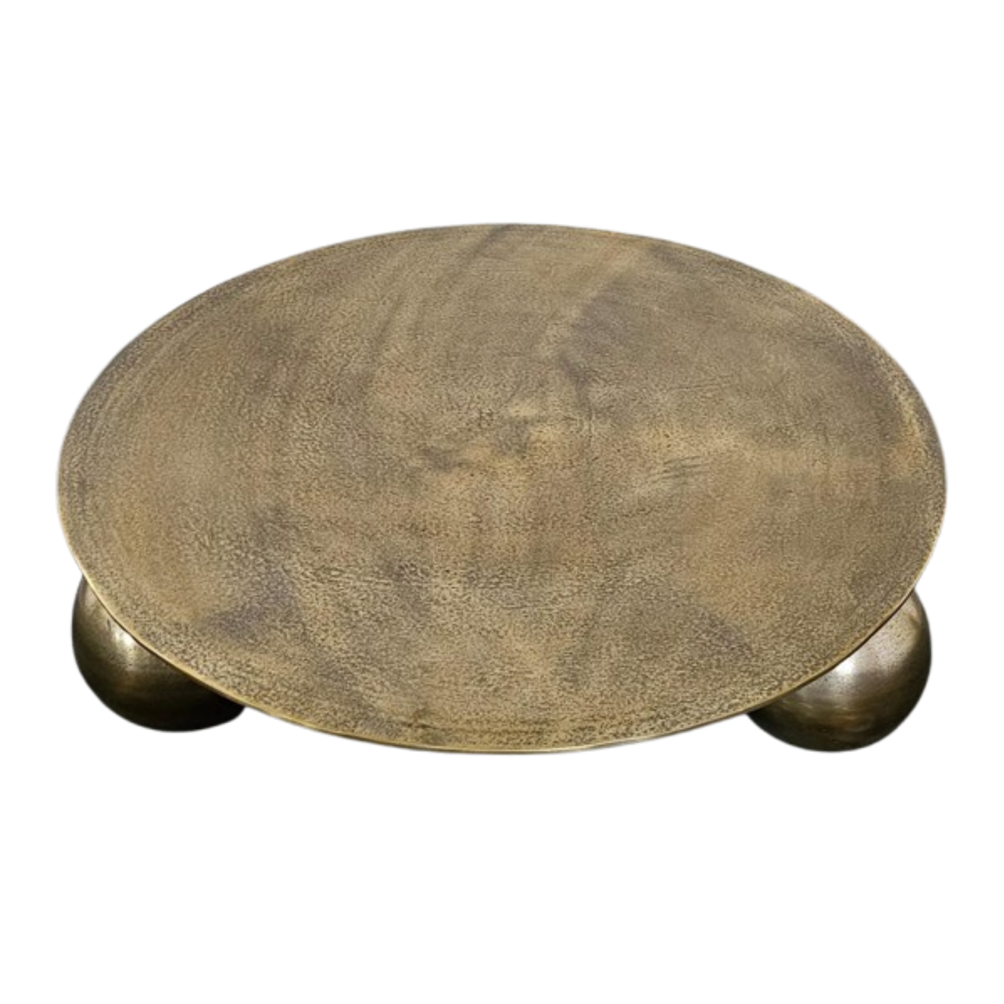 Salontafel Ziva | Goud Aluminium | Ø90 cm