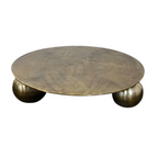 Salontafel Ziva | Goud Aluminium | Ø90 cm
