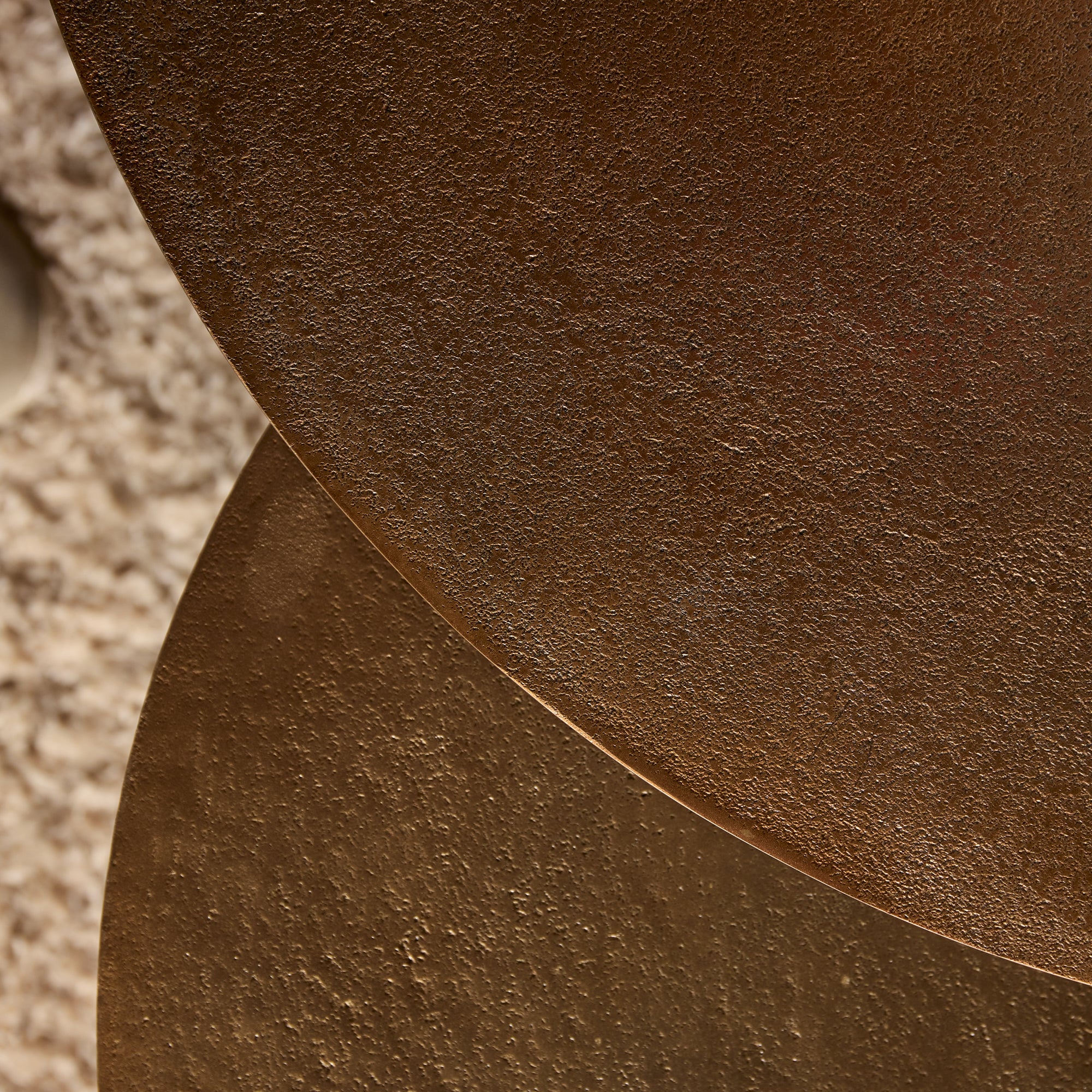 Salontafel Luna | Set van 2 | Aluminium Goud