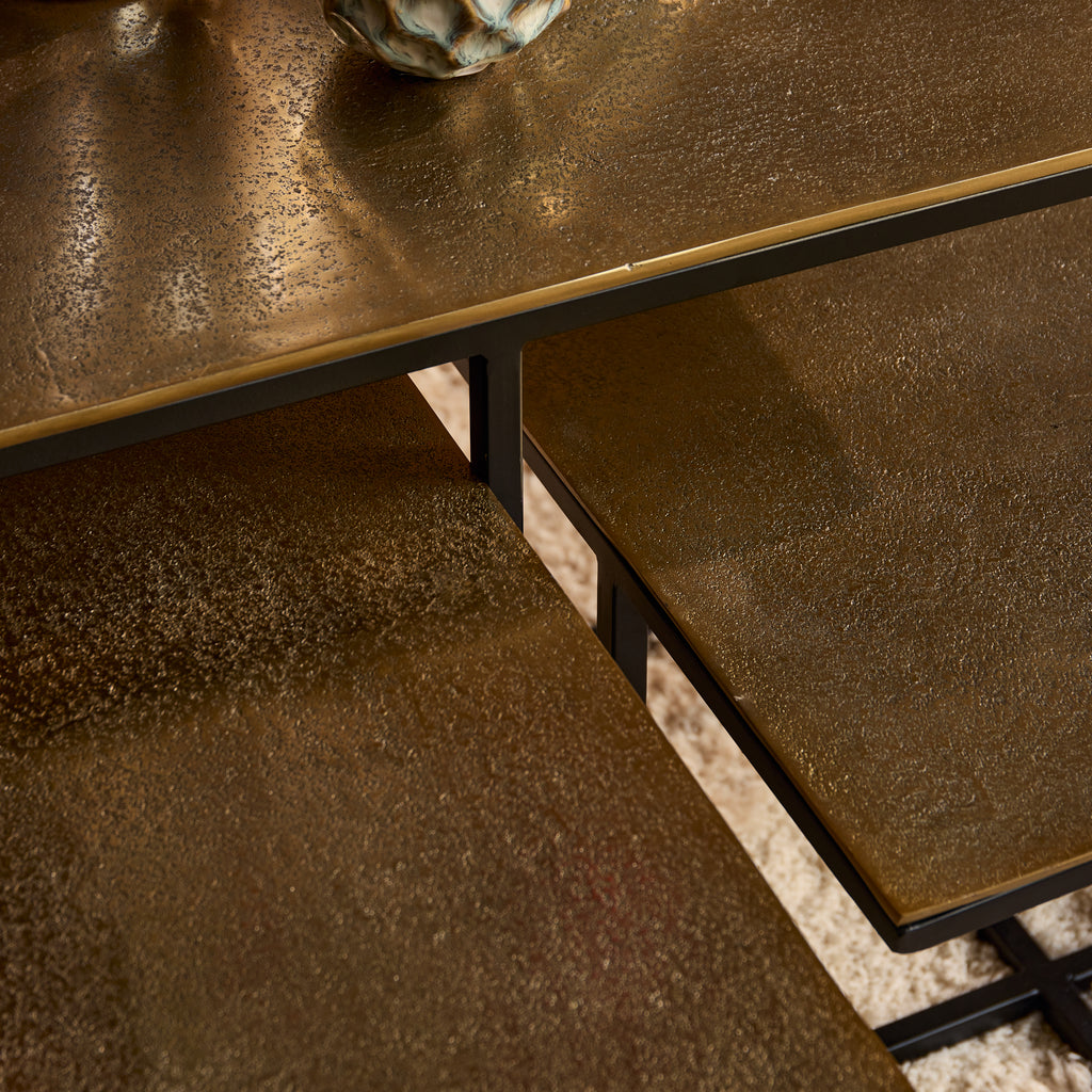 Salontafel Joelle | Set van 3 | Aluminium