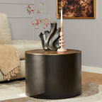 Salontafel Fiore | Aluminium | Antiek zwart/goud