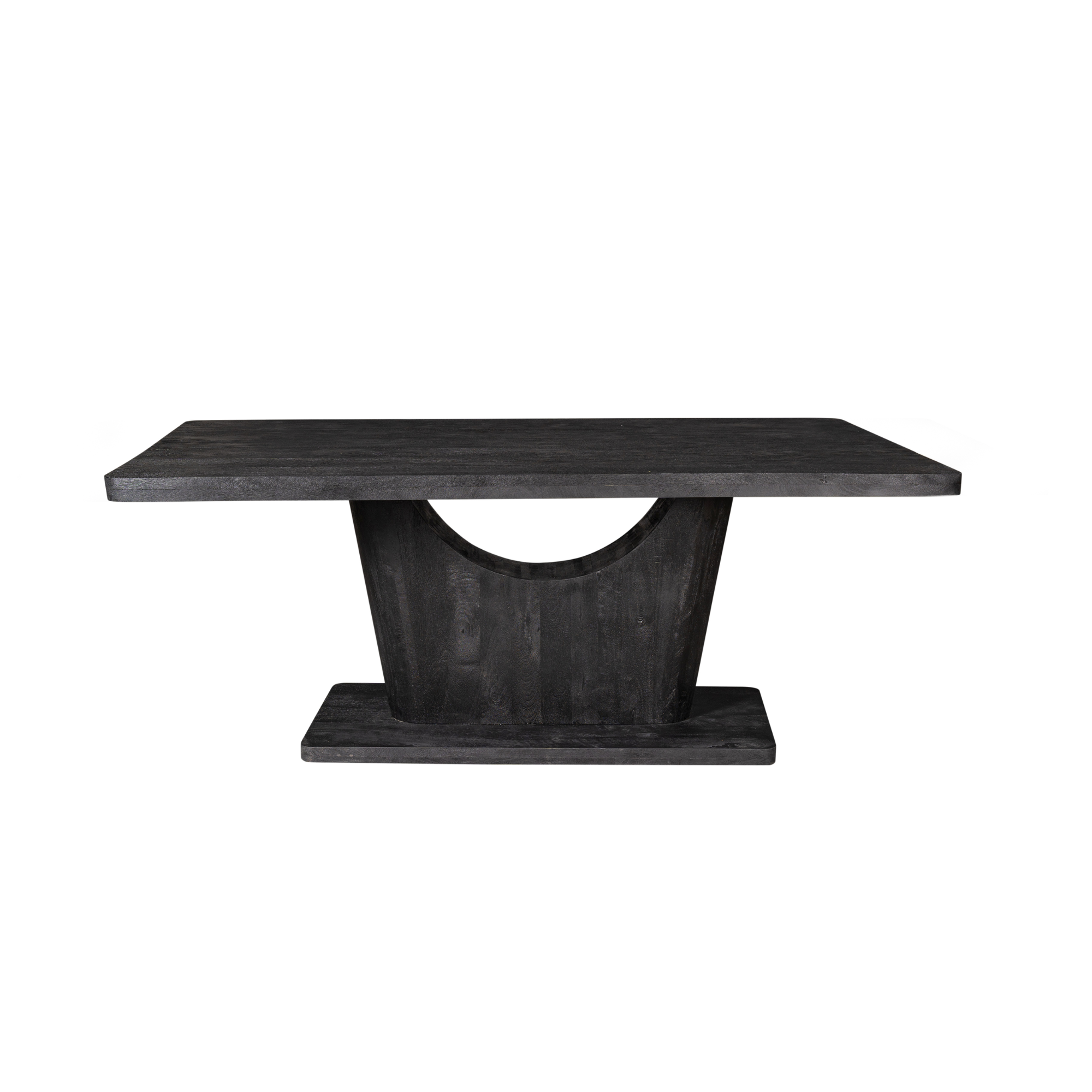 Eetkamertafel Voco | Mangohout | Zwart gelakt