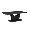 Eetkamertafel Voco | Mangohout | Zwart gelakt