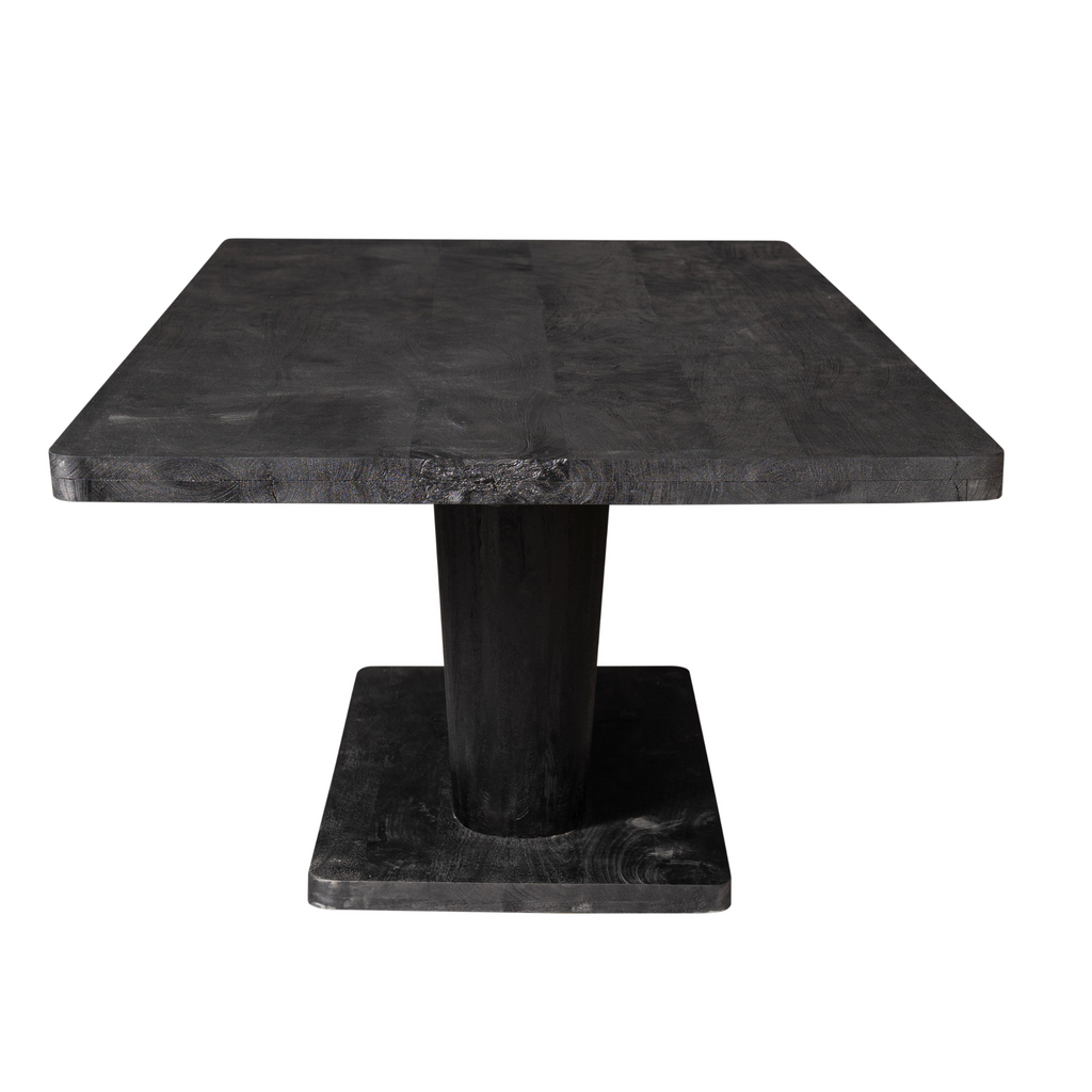 Eetkamertafel Voco | Mangohout | Zwart gelakt