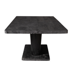 Eetkamertafel Voco | Mangohout | Zwarte lak