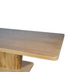 Eetkamertafel Voco | 240x110 cm | Mangohout blank gelakt