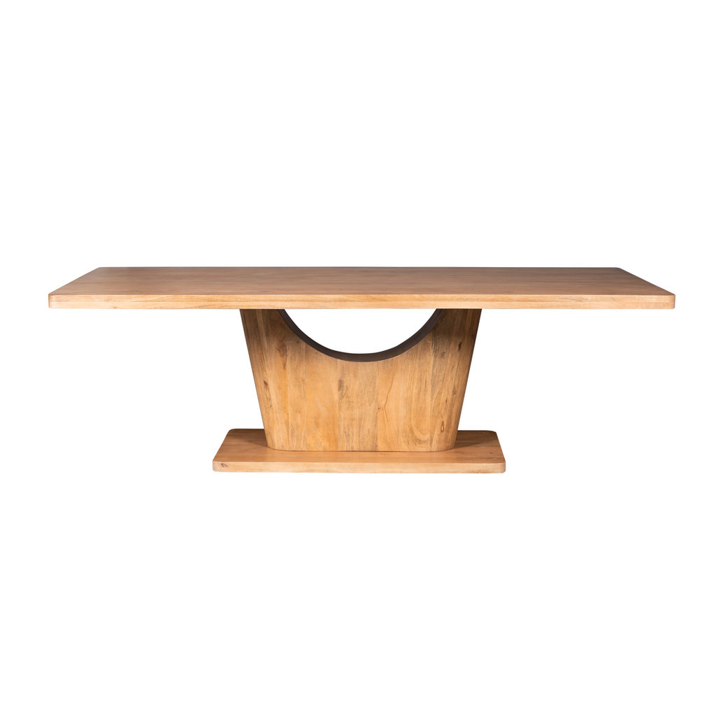 Eetkamertafel Voco | 240x110 cm | Mangohout blank gelakt
