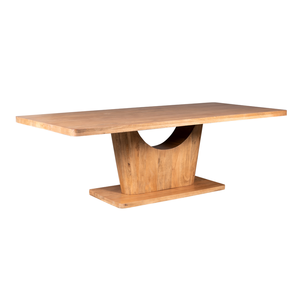 Eetkamertafel Voco | 240x110 cm | Mangohout blank gelakt