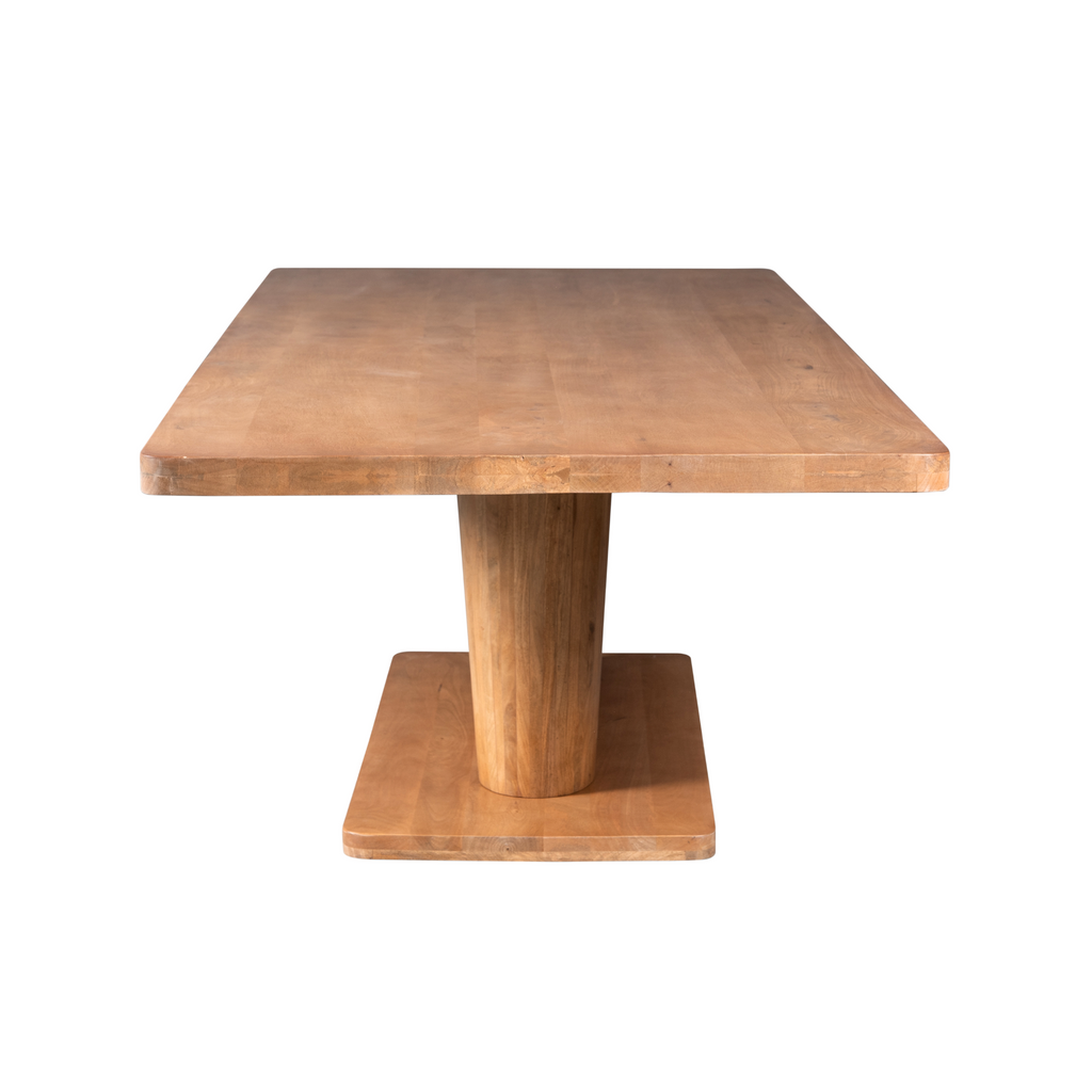 Eetkamertafel Voco | 240x110 cm | Mangohout blank gelakt