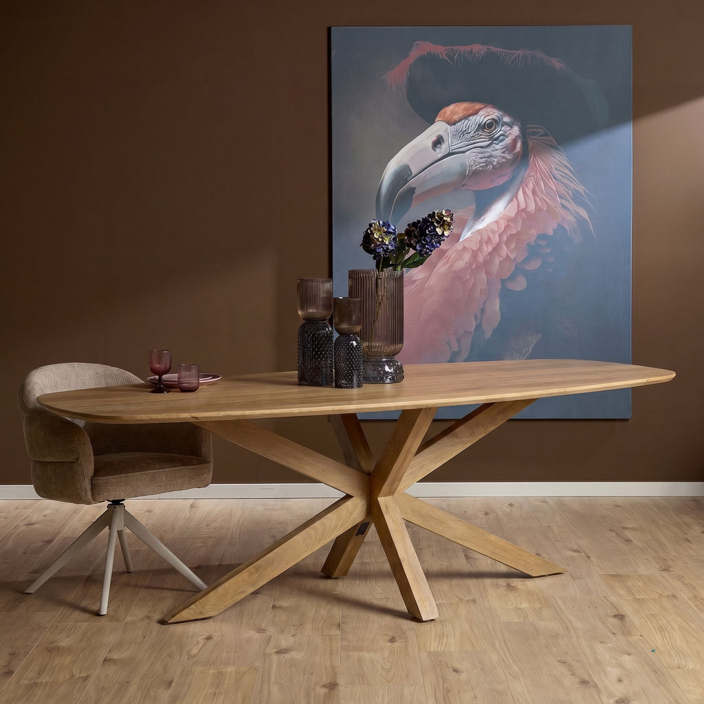 Eettafel Nina | Deens ovaal | 210 cm