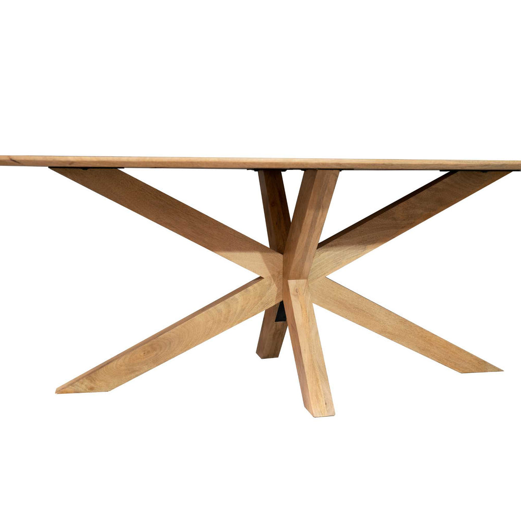 Eettafel Nina | Ovaal | Mangohout 240x110 cm