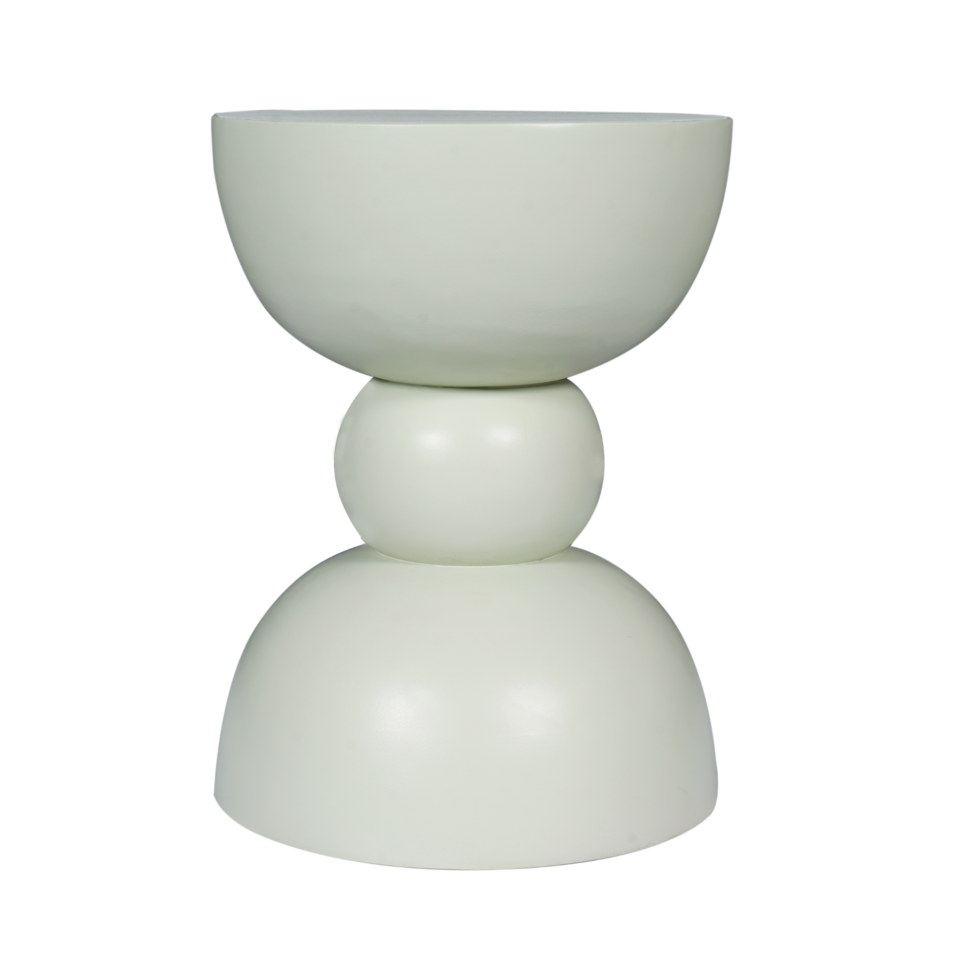 Bijzettafel Jon | Groen finish | Mangohout