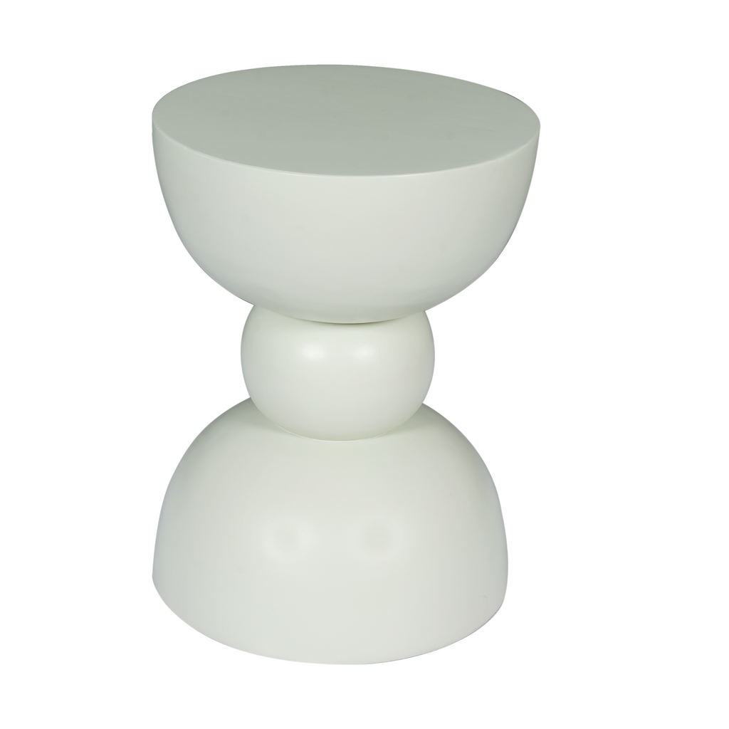 Bijzettafel Jon | Groen finish | Mangohout