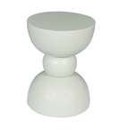 Bijzettafel Jon | Groen finish | Mangohout