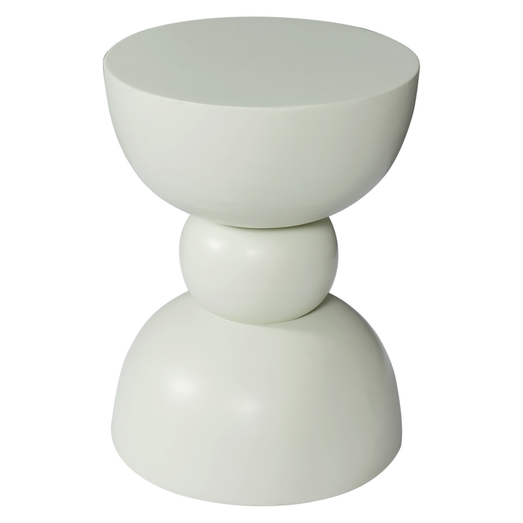 Bijzettafel Jon | Groen finish | Mangohout