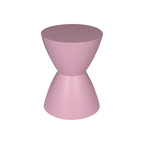 Bijzettafel Abbey | Mangohout | Roze finish