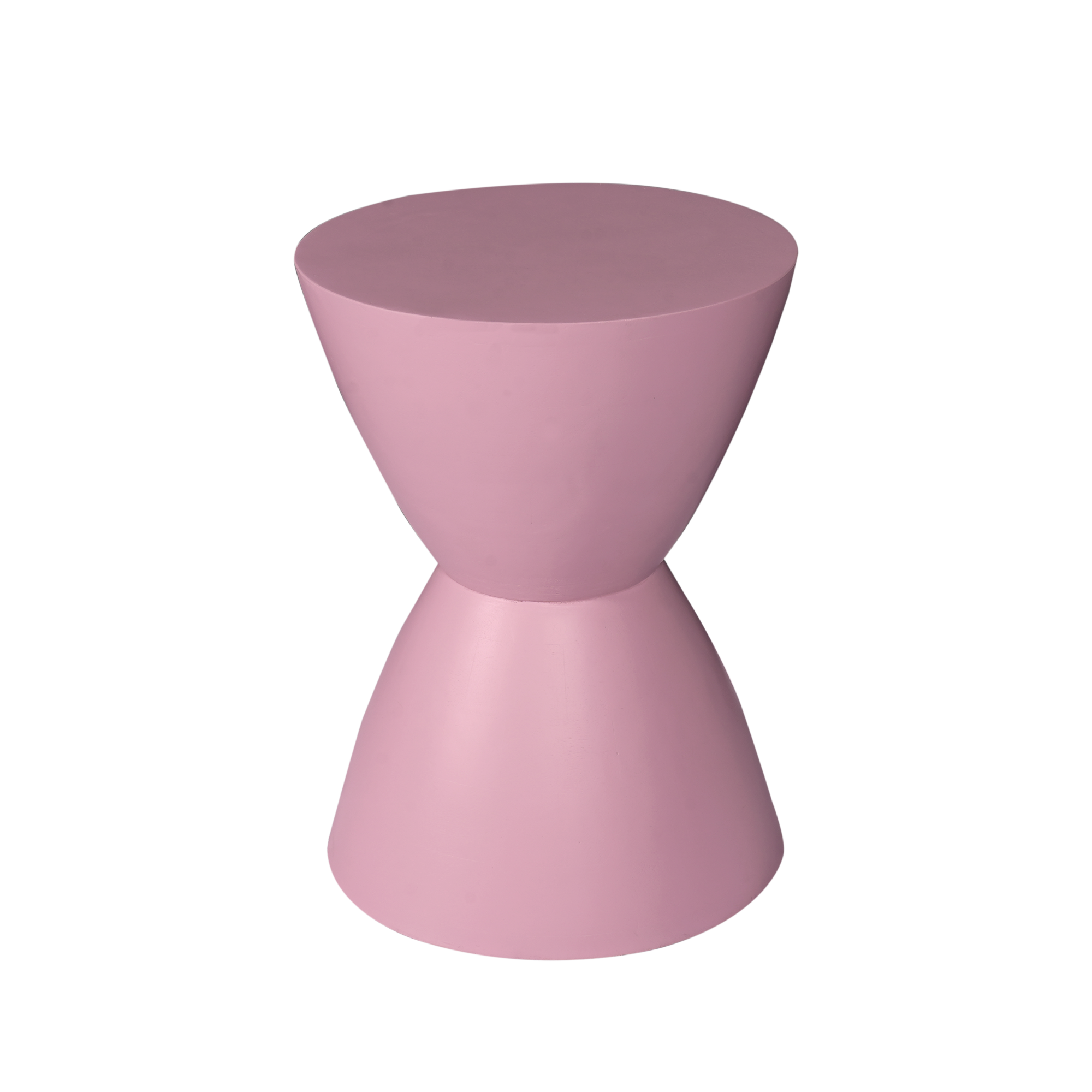 Bijzettafel Abbey | Mangohout | Roze finish