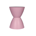 Bijzettafel Abbey | Mangohout | Roze finish