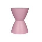 Bijzettafel Abbey | Mangohout | Roze finish