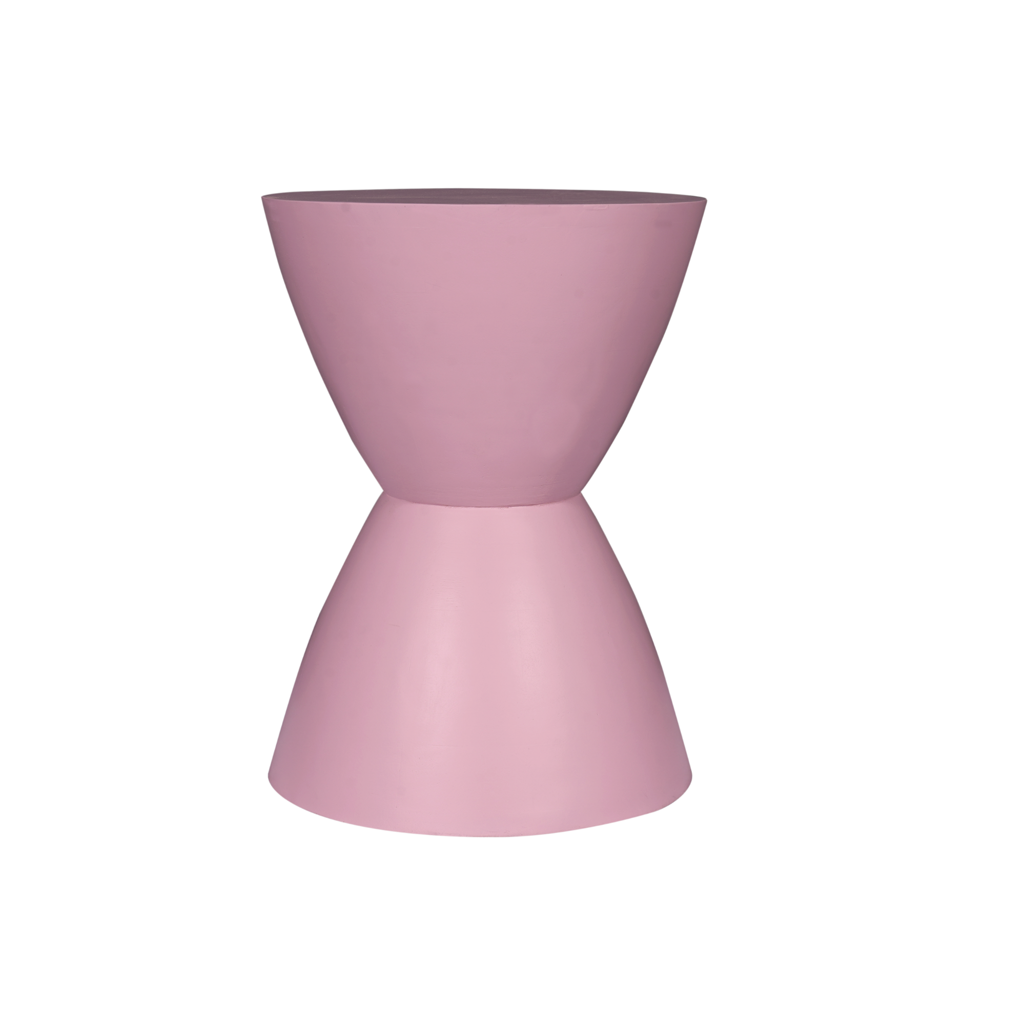 Bijzettafel Abbey | Mangohout | Roze finish