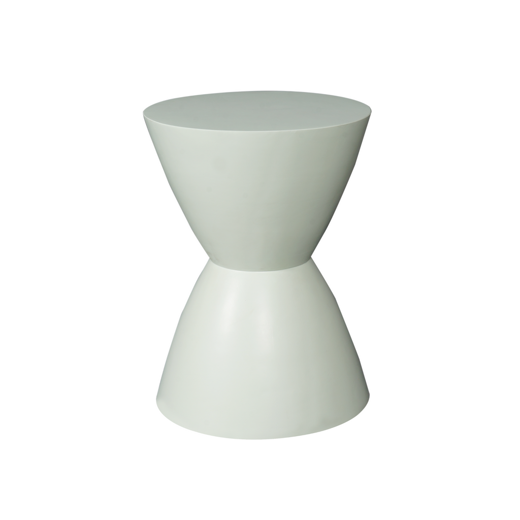 Bijzettafel Abbey | Mangohout | Groene finish