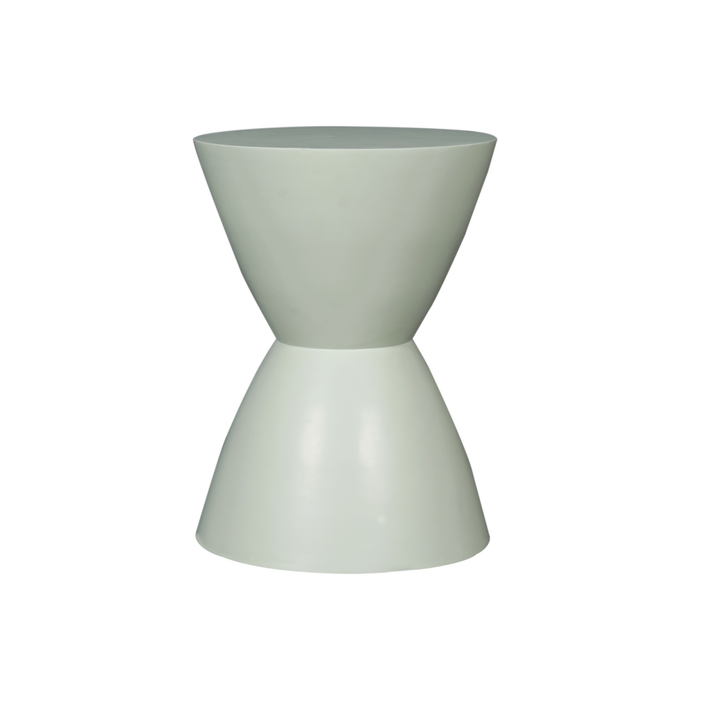 Bijzettafel Abbey | Mangohout | Groene finish