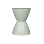Bijzettafel Abbey | Mangohout | Groene finish