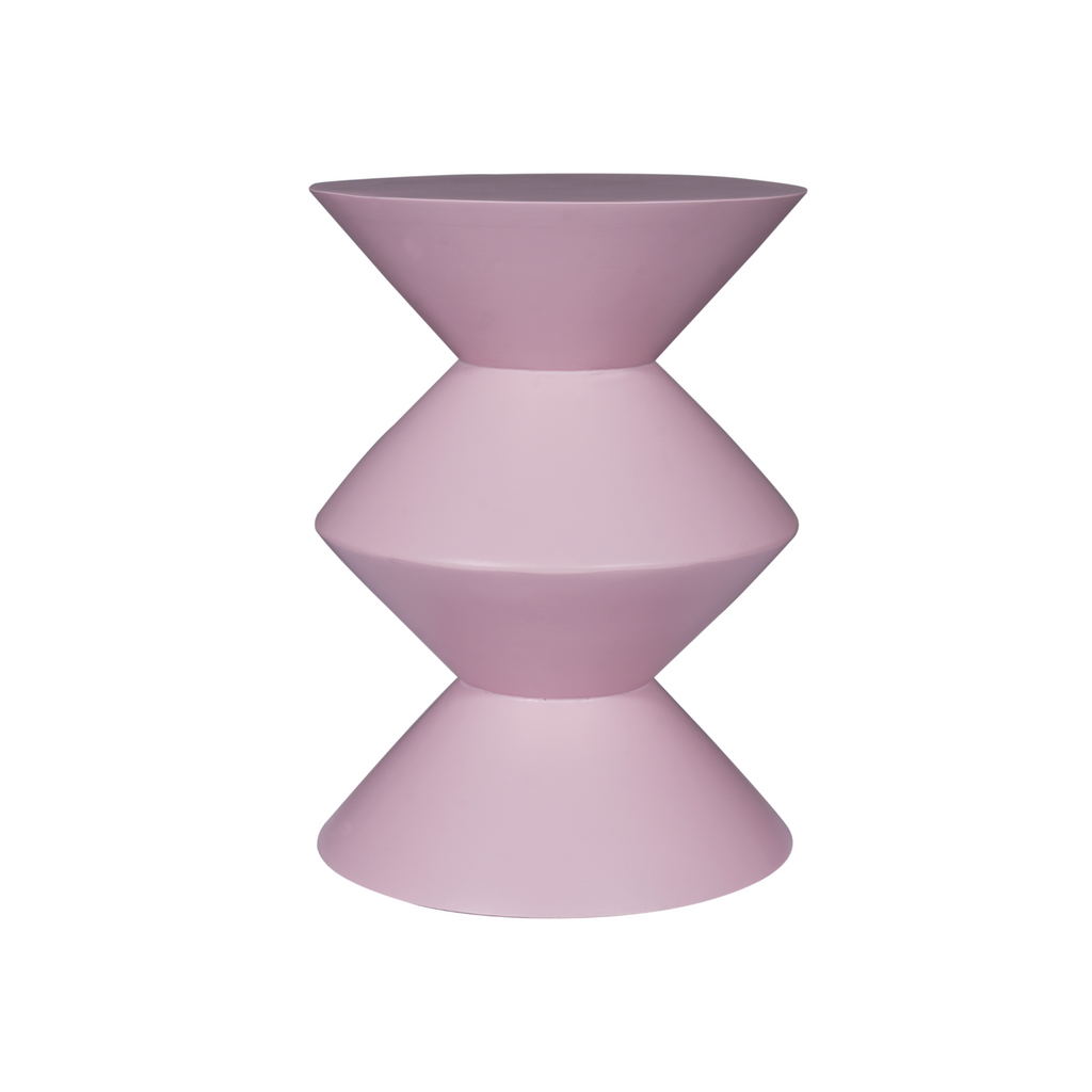 Bijzettafel Abel | Roze Finish | Mangohout