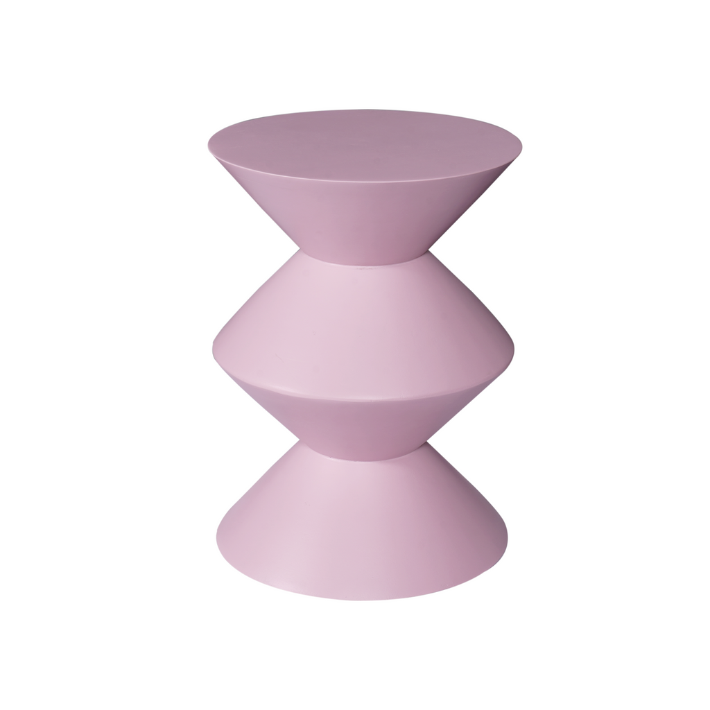 Bijzettafel Abel | Roze Finish | Mangohout