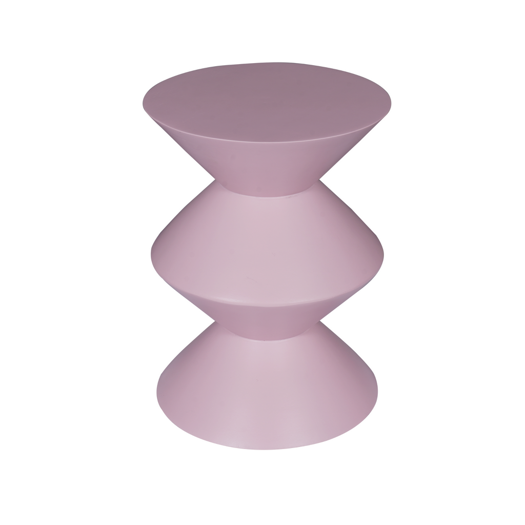Bijzettafel Abel | Roze Finish | Mangohout