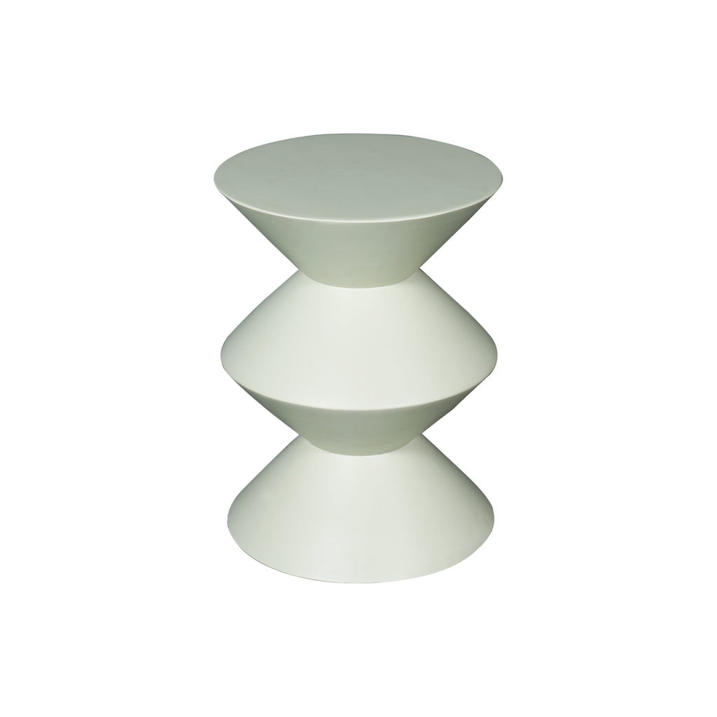 Bijzettafel Abel | Mangohout | Groen | 33x33x45 cm