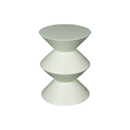 Bijzettafel Abel | Mangohout | Groen | 33x33x45 cm