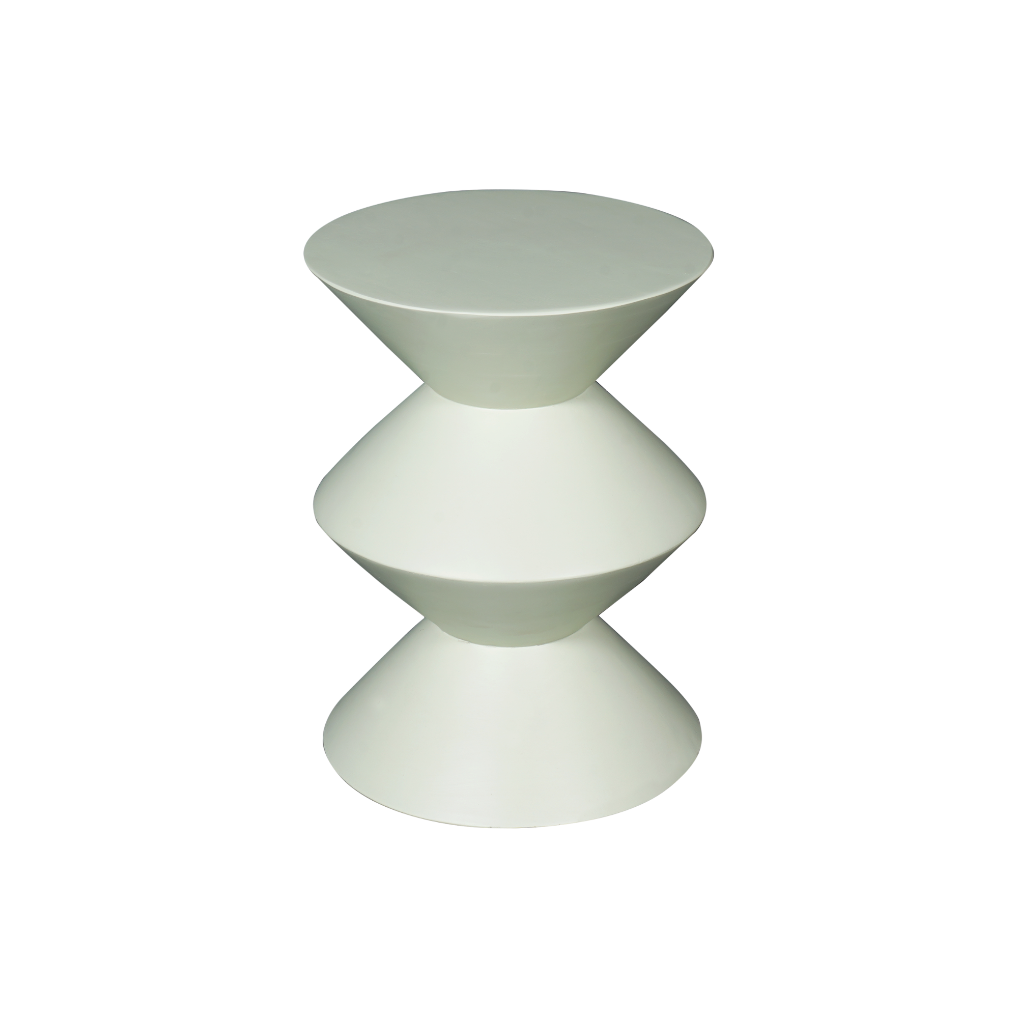 Bijzettafel Abel | Mangohout | Groen | 33x33x45 cm