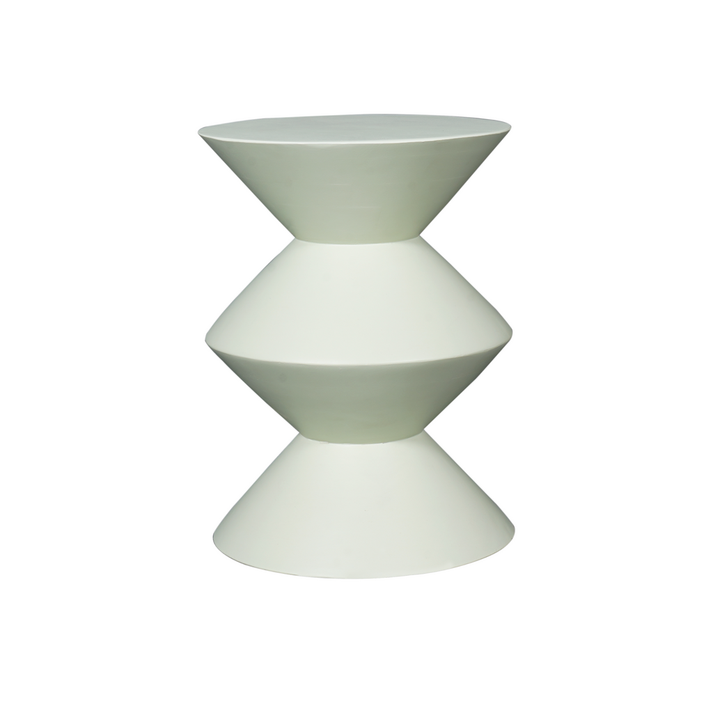 Bijzettafel Abel | Mangohout | Groen | 33x33x45 cm