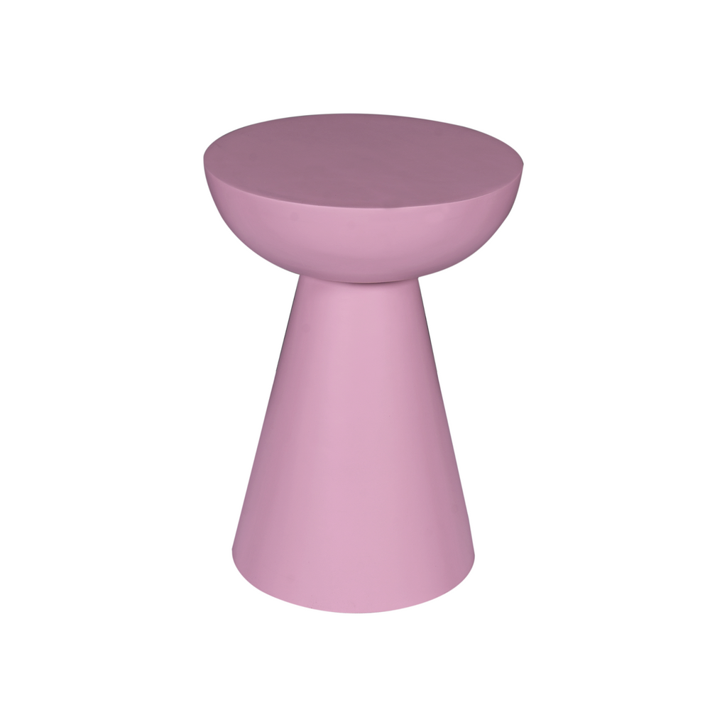 Bijzettafel Owen | Mangohout | Roze finish
