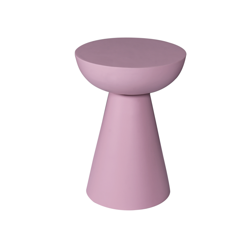 Bijzettafel Owen | Mangohout | Roze finish