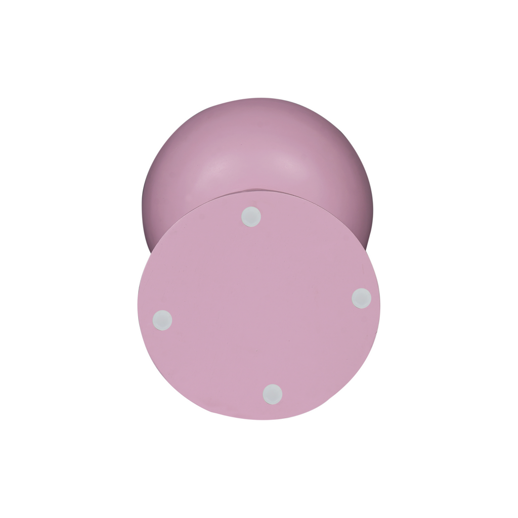 Bijzettafel Owen | Mangohout | Roze finish