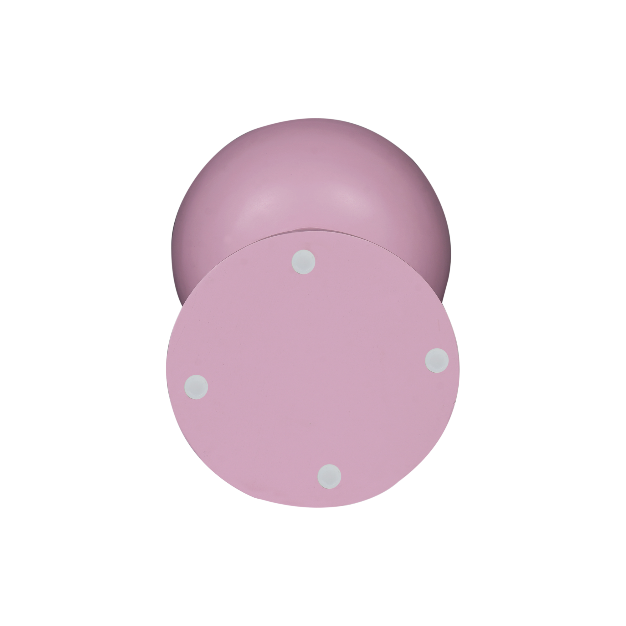 Bijzettafel Owen | Mangohout | Roze finish