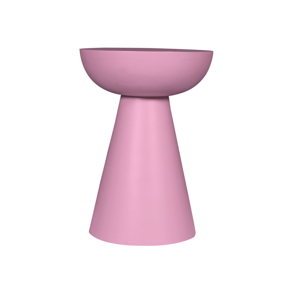 Bijzettafel Owen | Mangohout | Roze finish