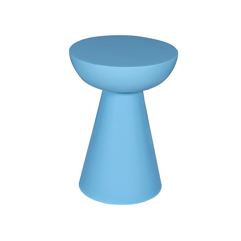 Bijzettafel Owen | Mangohout | Blauwe finish