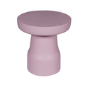 Bijzettafel Drum | Rond | Mangohout Roze